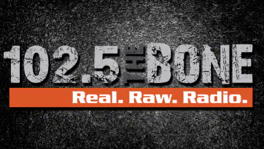 102.5 The Bone: Real Raw Radio header