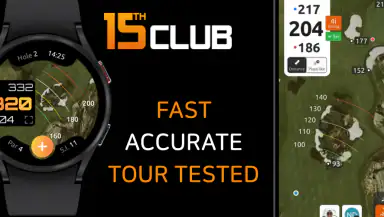 15th Club Golf GPS Rangefinder header