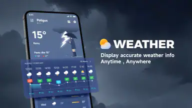 Accurate Live Weather header