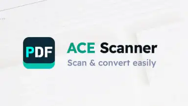 ACE Scanner - PDF Scanner App header