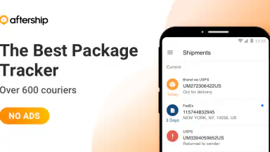 AfterShip Package Tracker header