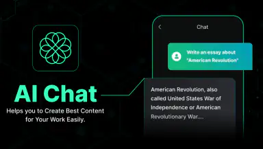 AI Chat - Ask your AI Chatbot header