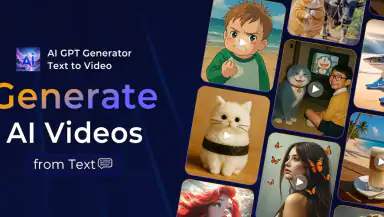 AI GPT Generator-Text to Video header