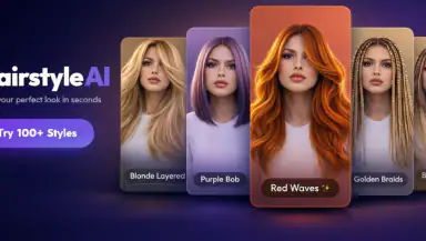AI Hairstyle Try On & Color header