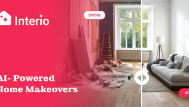 AI Interior Design - Interio header