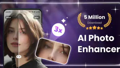 AI Photo Enhancer & AI Studio header