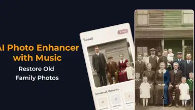 AI Photo Restore With Music header