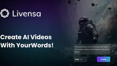 AI Video Generator: Livensa header