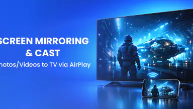 AirCast Phone to TV by AirPlay header