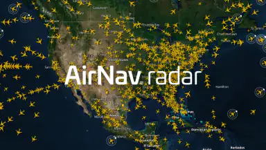 AirNav Radar – Flight Tracker header