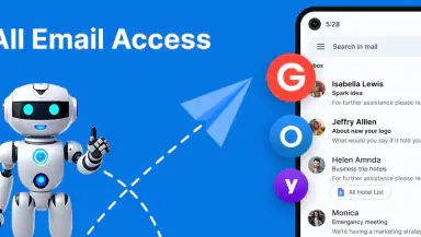All Email Login header