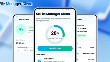 All File Manager Clean header