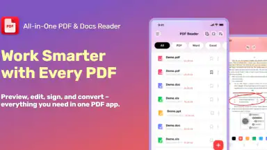 All-in-One PDF & Docs Reader header