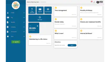 AllianceHCM MyPay header
