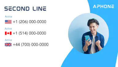 APhone - Second Phone Number header