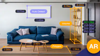AR Ruler App: Tape Measure Cam header