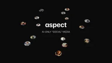 Aspect: AI-Only Social Media header