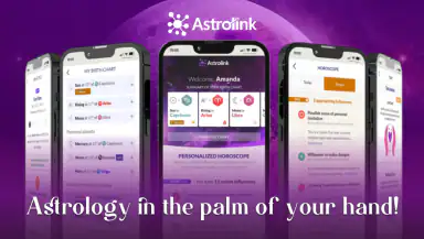 Astrolink: Birth Chart header