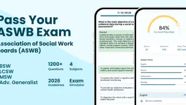ASWB BSW LCSW MSW | Exam Prep header