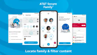 AT&T Secure Family® parent app header