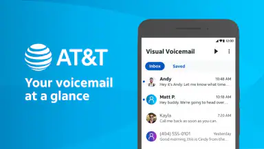 AT&T Visual Voicemail header