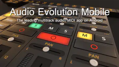 Audio Evolution Mobile Studio header