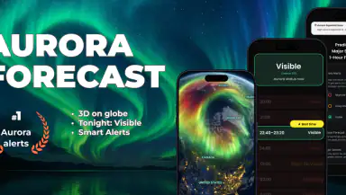 Aurora Forecast Map – AuroraMe header