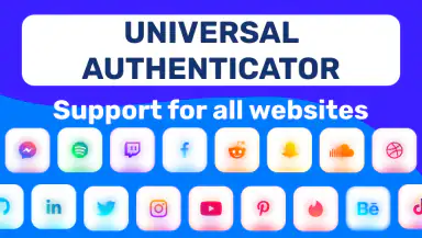 Authenticator App header