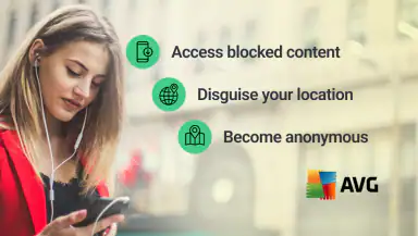 AVG Secure VPN Proxy & Privacy header