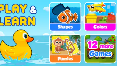 Baby Games: 2+ kids, toddlers header