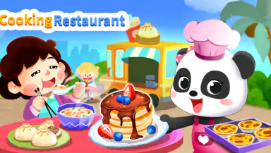 Baby Panda's Breakfast Cooking header