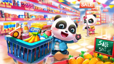 Baby Panda's Supermarket header