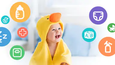 Baby tracker - feeding, sleep header