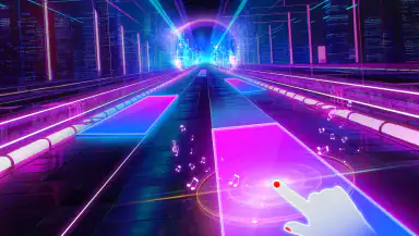 Beat Notes Cyber Music Game header