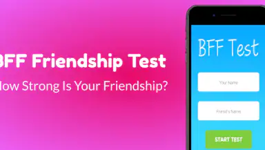 BFF Friendship Test header