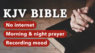 Bible Audio - KJV Daily Verse header