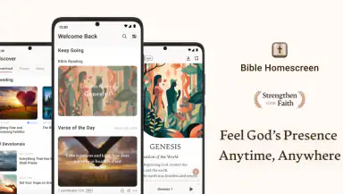 Bible Homescreen - Read Now header