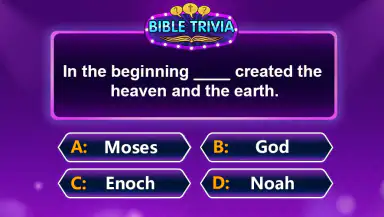 Bible Trivia - Word Quiz Game header