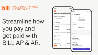 BILL AP & AR Business Payments header