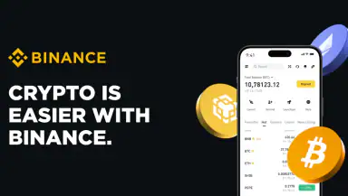 Binance: Buy Bitcoin & Crypto header