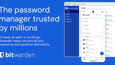 Bitwarden Password Manager header