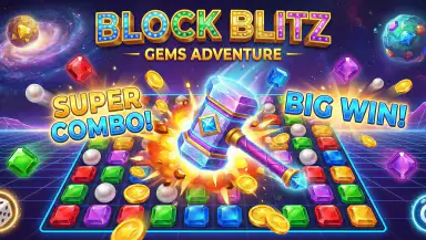 Block Blitz: Gems Puzzle header