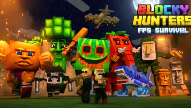 Blocky Hunters: FPS Survival header