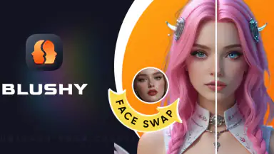 Blushy-Face Swap,AI Tool&Talk header