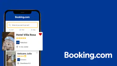 Booking.com: Hotels & Travel header