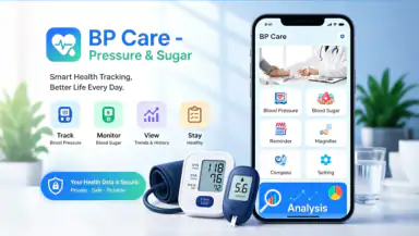 BP Care - Pressure & Sugar header