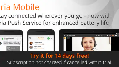 Bria Mobile: VoIP Softphone header
