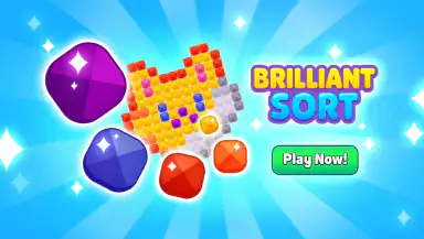 Brilliant Sort™ Diamond Puzzle header