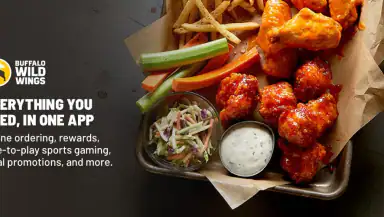 Buffalo Wild Wings Ordering header