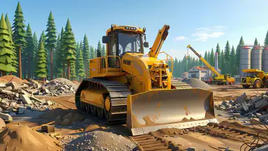 Bulldozer Master: Crush & Mine header
